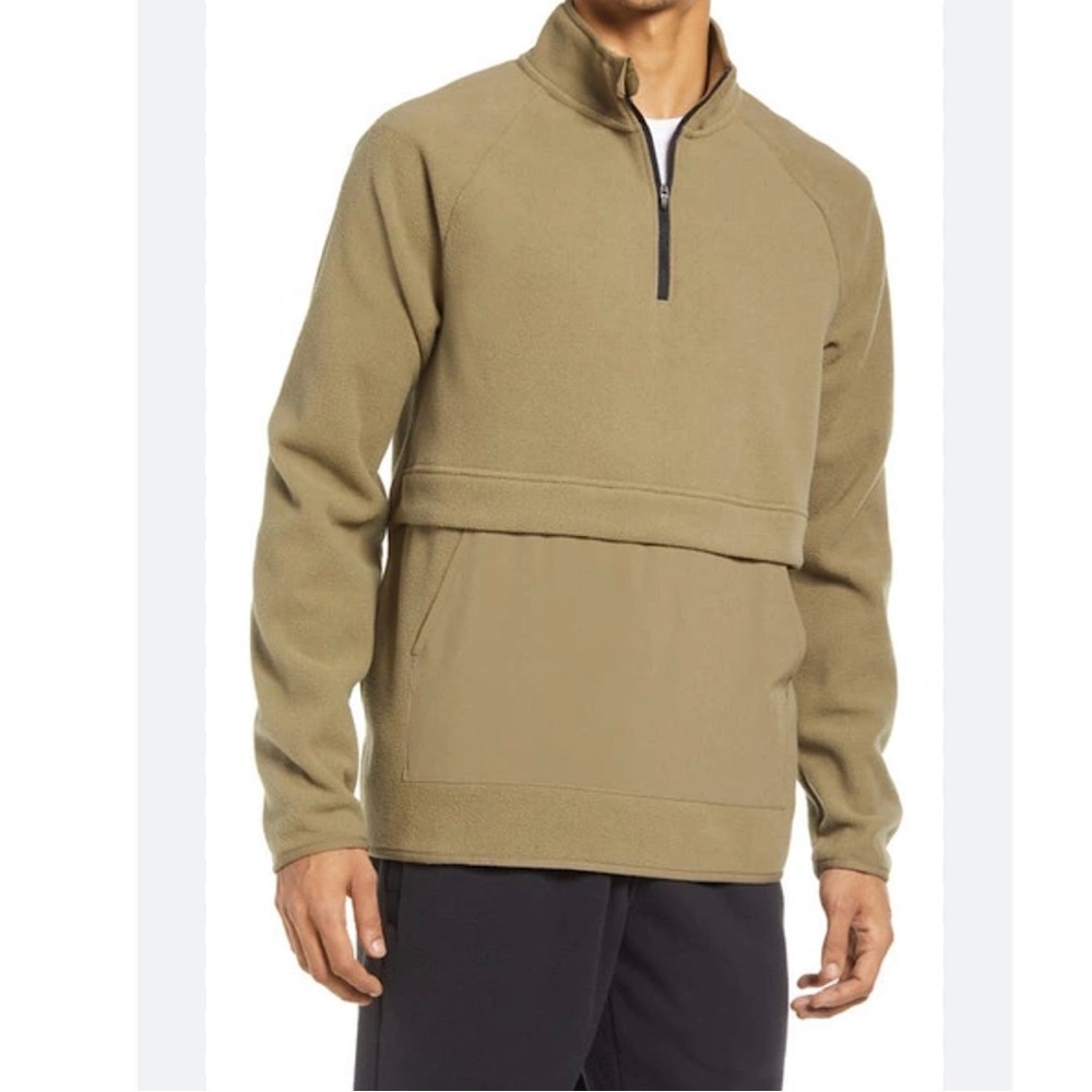 Zella Open Range Half Zip Fleece Pullover
